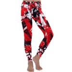 Red Graffiti Kids  Lightweight Velour Classic Yoga Leggings