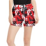 Red Graffiti Runner Shorts