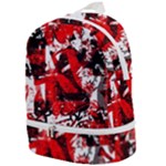 Red Graffiti Zip Bottom Backpack