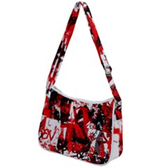 Zip Up Shoulder Bag 