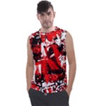 Red Graffiti Men s Regular Tank Top