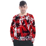 Red Graffiti Men s Long Sleeve Raglan Tee