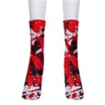 Red Graffiti Men s Crew Socks