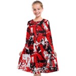 Red Graffiti Kids  Midi Sailor Dress