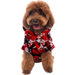Red Graffiti Dog Coat