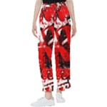 Red Graffiti Women s Pants 