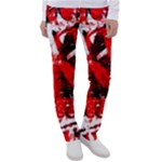 Red Graffiti Women s Casual Pants