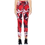 Red Graffiti Pocket Leggings 