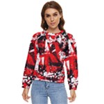 Red Graffiti Women s Long Sleeve Raglan Tee