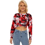 Red Graffiti Lightweight Long Sleeve Sweatshirt