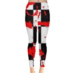 Checkerboard Splatter Leggings 