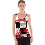 Checkerboard Splatter Tank Top