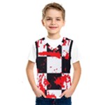 Checkerboard Splatter Kids  Basketball Tank Top