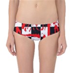 Checkerboard Splatter Classic Bikini Bottoms