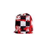 Checkerboard Splatter Drawstring Pouch (XS)