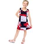 Checkerboard Splatter Kids  Tunic Dress