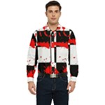 Checkerboard Splatter Men s Long Sleeve  Shirt