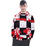 Checkerboard Splatter Men s Pullover Hoodie
