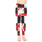 Checkerboard Splatter Kids  Leggings