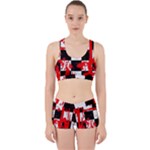 Checkerboard Splatter Work It Out Gym Set