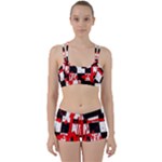 Checkerboard Splatter Perfect Fit Gym Set