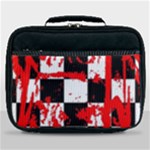 Checkerboard Splatter Lunch Bag