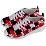 Checkerboard Splatter Men s Lightweight Sports Shoes