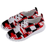 Checkerboard Splatter Women s Lightweight Sports Shoes