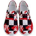 Checkerboard Splatter Men s Lightweight Slip Ons