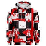 Checkerboard Splatter Men s Overhead Hoodie