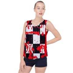 Bubble Hem Chiffon Tank Top 