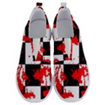 Checkerboard Splatter No Lace Lightweight Shoes