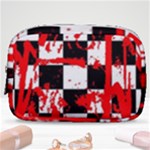 Checkerboard Splatter Make Up Pouch (Small)