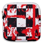 Checkerboard Splatter Mini Square Pouch