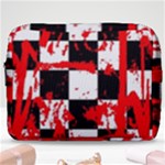 Checkerboard Splatter Make Up Pouch (Large)