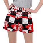 Checkerboard Splatter Ripstop Shorts