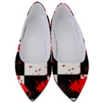 Checkerboard Splatter Women s Low Heels