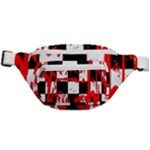 Checkerboard Splatter Fanny Pack