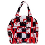 Checkerboard Splatter Boxy Hand Bag