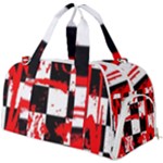 Checkerboard Splatter Burner Gym Duffel Bag