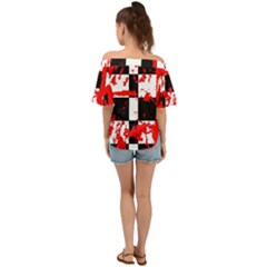 Off Shoulder Short Sleeve Top 