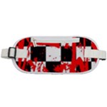 Checkerboard Splatter Rounded Waist Pouch