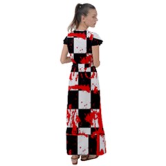 Flutter Sleeve Maxi Dress 