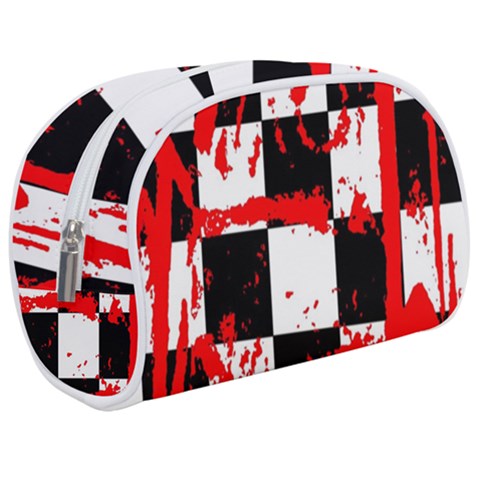 Checkerboard Splatter Make Up Case (Medium) from ArtsNow.com