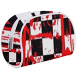 Checkerboard Splatter Make Up Case (Large)