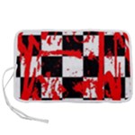 Checkerboard Splatter Pen Storage Case (S)