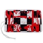 Checkerboard Splatter Pen Storage Case (L)