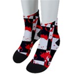 Checkerboard Splatter Men s Low Cut Socks