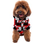 Checkerboard Splatter Dog Coat