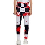 Checkerboard Splatter Kids  Skirted Pants